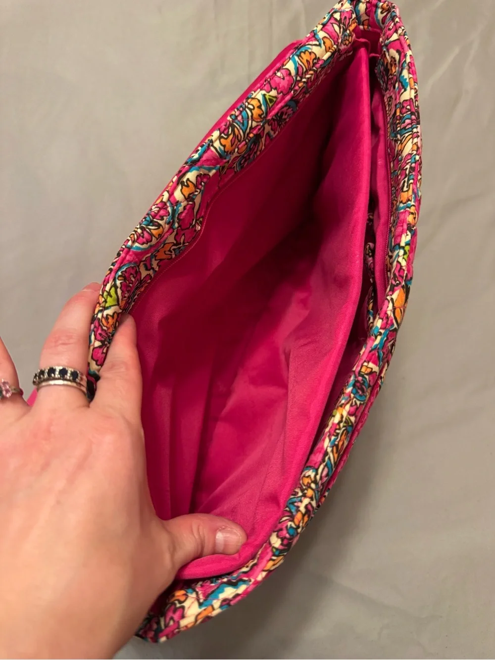 Pink Vera Bradley laptop bag